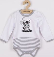 NEW BABY Kojenecké bavlněné body New Baby Zebra exclusive 86 (12-18m)