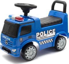 Baby Mix Dětské odrážedlo se zvukem Mercedes Baby Mix POLICE modré