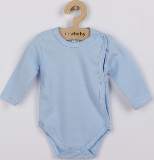 NEW BABY Kojenecké body celorozepínací New Baby Classic modré 62 (3-6m)