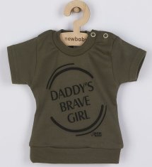 NEW BABY 2-dílná kojenecká souprava New Baby Army girl 56 (0-3m)