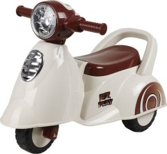 Baby Mix Dětské odrážedlo motorka se zvukem Baby Mix Scooter bílé