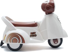 Baby Mix Dětské odrážedlo motorka se zvukem Baby Mix Scooter bílé