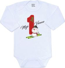 NEW BABY Body s potiskem New Baby Moje první Vánoce 80 (9-12m)