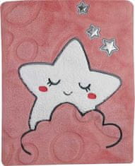 KOALA Dětská deka Koala Sleeping Star pink