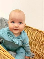 NEW BABY 2-dílná kojenecká souprava New Baby Stripes ledově modrá 80 (9-12m)