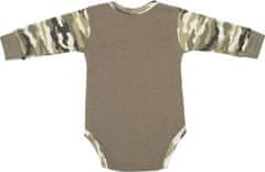 NEW BABY Kojenecké body s dlouhým rukávem New Baby Army girl 92 (18-24m)