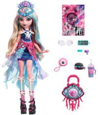 Monster High Monster Fest panenka Lagoona, plakát kapely a doplňky HYF48