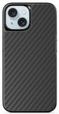 EPICO Mag+ Hybrid Carbon kryt iPhone 16 - černý (90810191300002)