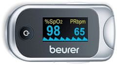 Beurer Oxymetr pulzní PO40 měření saturace hemoglobinu kyslíkem