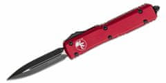 Microtech 122-1MR Ultratech Black/Merlot Red Standard automatický nůž 8,8cm, černá, červená, hliník