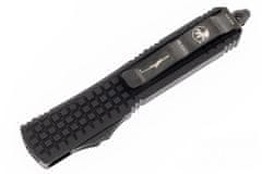 Microtech 122-3UT-DS Ultratech Black Delta Frag F/S automatický nůž 8,8 cm, celočerná, hliník