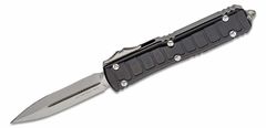 Microtech 122II-10S Ultratech Side Step automatický nůž 8,9 cm, Stonewash, černá, opracovaný hliník