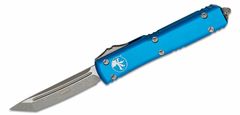 Microtech 123-10APBL Ultratech Apocalyptic Standard Blue automatický nůž 8,6 cm, modrá, hliník