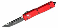 Microtech 123-1RD Ultratech Black Standard Red automatický nůž 8,8 cm, černá, červená, hliník