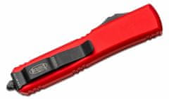 Microtech 123-1RD Ultratech Black Standard Red automatický nůž 8,8 cm, černá, červená, hliník