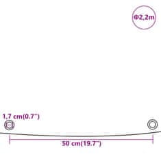 Vidaxl Plachta zelená Ø 2,2 m 650 g/m²