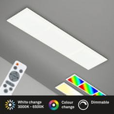 BRILONER BRILONER Multi RGB CCT LED panel, 79,5 cm, 24 W, 2400 lm, bílé BRILO 7388-016