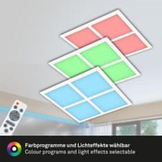 BRILONER BRILONER Multi RGB CCT LED panel, 44,5 cm, 24 W, 2400 lm, bílé BRILO 7387-016