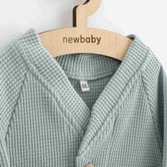 NEW BABY Kojenecký kabátek na knoflíky New Baby Luxury clothing Oliver šedý 62 (3-6m)