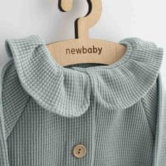 NEW BABY Kojenecký kabátek na knoflíky New Baby Luxury clothing Laura šedý 56 (0-3m)