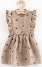 NEW BABY Letní kojenecké mušelínové šaty New Baby Rainbow 86 (12-18m)