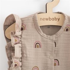 NEW BABY Letní kojenecké mušelínové šaty New Baby Rainbow 86 (12-18m)