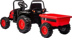 MILLY MALLY Elektrický traktor s vlečkou Milly Mally Farmer červený