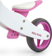 MILLY MALLY Dětské multifunkční odrážedlo kolo 2v1 Milly Mally JAKE Classic Pink