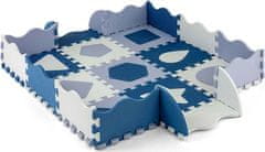 MILLY MALLY Pěnové puzzle podložka ohrádka Milly Mally Jolly 3x3 Shapes Blue