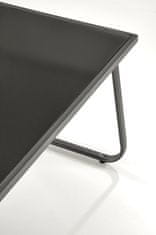 Halmar Zahradní nábytek CONOR ( křeslo + zahradní židle 2x + konferenční stolek ), tmavě šedá / jasně šedá (1p=1set)
