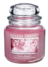 Village Candle Vonná svíčka ve skle Třešňový květ (Cherry Blossom) 397 g
