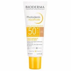 Bioderma Tónovaný krém na opalování SPF 50+ Photoderm Aquafluide 40 ml (Odstín Golden)