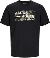 Jack&Jones Pánské triko JCOOUTDOOR Regular Fit 12262560 Black (Velikost L)