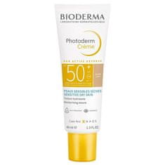 Bioderma Tónovaný krém na opalování SPF 50+ Photoderm Aquafluide 40 ml (Odstín Light)