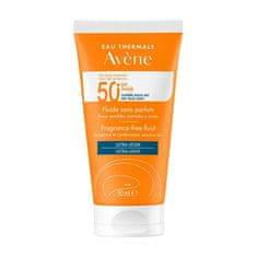 Avéne Ochranný fluid pro citlivou, normální až smíšenou pleť SPF 50+ (Fragrance-Free Fluid) 50 ml