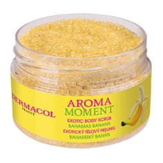 Dermacol Cukrový tělový peeling Bahamský Banán Aroma Moment (Exotic Body Scrub) 200 ml