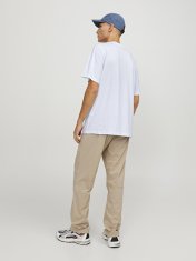 Jack&Jones Pánské triko JCOLOGAN Standard Fit 12253442 White (Velikost S)