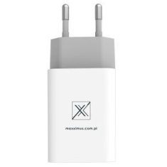 IZMAEL síťová nabíječka + kabel - 2.1A Lightning - 2x USB - Bílá KP32814