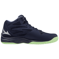 Mizuno Thunder Blade Z MID Pánská volejbalová obuv, navy modrá, vel. M 38