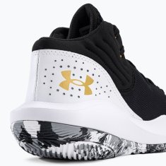 Under Armour Jet 21 Pánská basketbalová/volejbalová obuv, černo/bílá, vel. S 45