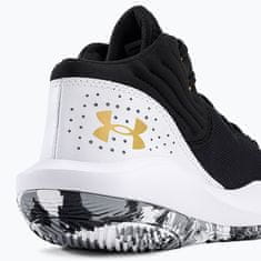 Under Armour Jet 21 Pánská basketbalová/volejbalová obuv, černo/bílá, vel. S 42,5