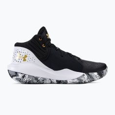 Under Armour Jet 21 Pánská basketbalová/volejbalová obuv, černo/bílá, vel. S 42,5