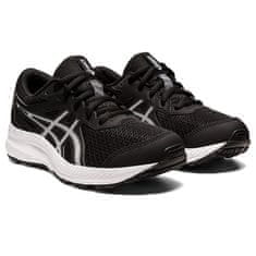 Asics Contend 8 GS JR Dětská běžecká obuv, bílá/černá, vel. S 35,5