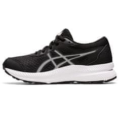 Asics Contend 8 GS JR Dětská běžecká obuv, bílá/černá, vel. S 37,5