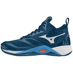 Mizuno Wave Momentum 2 MID Pánská volejbalová obuv, modrá, vel. L 46,5