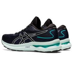 Asics Gel Nimbus 24 W Dámská běžecká obuv, navy/zelená, vel. S 42,5