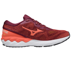 Mizuno Wave Skyrise 2 Dámská běžecká obuv, červená/oranžová, vel. L 37