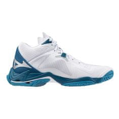 Mizuno Wave Lightning Z8 MID Pánská volejbalová obuv, bílá/modrá, vel. L 40,5