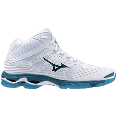 Mizuno Wave Voltage MID Pánská volejbalová obuv, bílá/modrá, vel. L 42