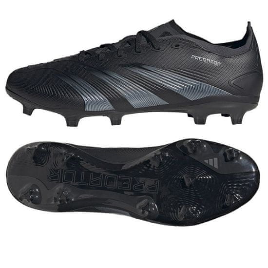 Adidas Predator League L FG Pánské fotbalové kopačky, černé, vel. L 41 1/3